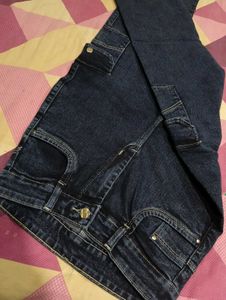 Classic Dark Wash Denim Jeans