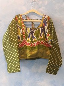 Green Ethnic Lehenga Choli Set