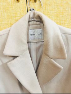 MIXXO Cream Wool Blend Coat - Size M