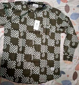 Men's Stylish Printed Full Sleeve Shirt