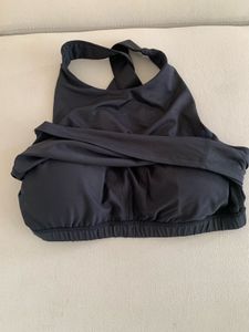 Black Sports Bra with Criss-Cross Back