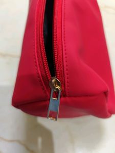 Mac Bride Hot Red Vanity Leather Bag..