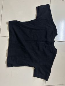 Classic Black crop top