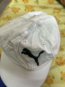 Puma White Baseball Cap