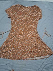 Floral Print Wrap Dress