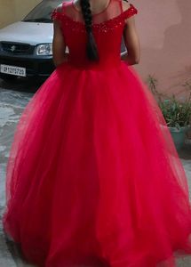 Red Princess Gown
