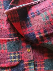 Vintage Plaid Wool Vest