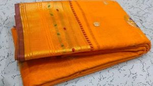 Cotton Saree Embroidery Work