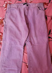 Zara lavender baggy jeans