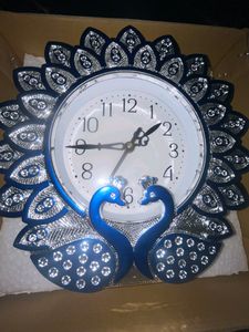 Beautiful Peacock Wall Clock