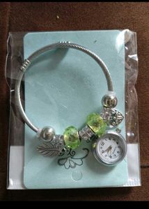 Charming Beaded Watch Bracelet