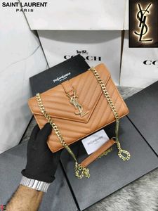 YSL CASSANDRE ENVELOPE CHAIN SLING* WD BOX