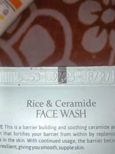 Glamveda Rice &amp; Ceramide Face Wash