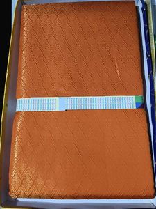 Saree Banarasi elegant Orange & Green