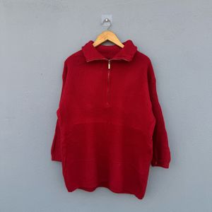 Red Pullover Sweater