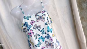 Butterfly Print Summer Dress