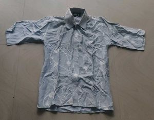 Patterned Button-Down Shirt