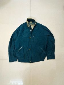 Men's Vintage Teal Bomber Jacket 🇺🇸