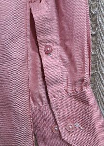Men's Pink Long Sleeve Dress Shirt
