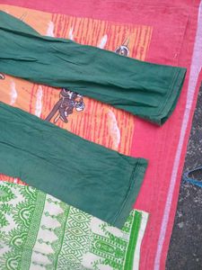 Green Kurta &amp; Leggings Set