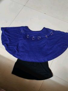 Blue &amp; Black Stylish Top