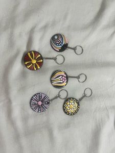 Handmade Mandala Keychains For Gifts