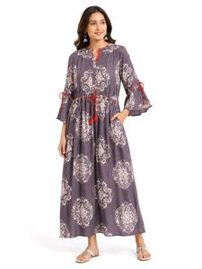 Elegant Printed Flared Kurta