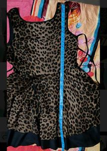 Stylish Chic Leopard Print Mini Dress