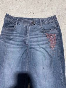 Embellished Flare Jeans