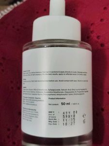 minimalist anti dandruff hair serum