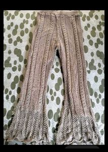 Boho Crochet Bell Bottom Pants