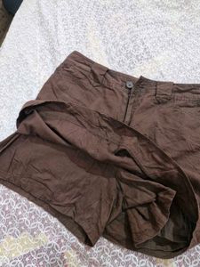 Brown skort