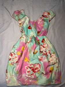 Floral Print Summer Dress