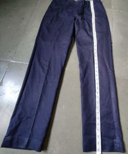 Navy Blue Casual Trousers