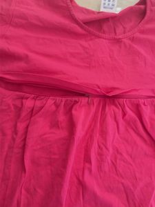 Cute Pink Maternity Dress