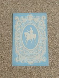 Vintage D'ORSAY Le Dandy Perfume Card