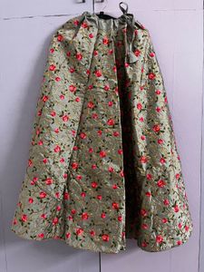 grey lehenga skirt