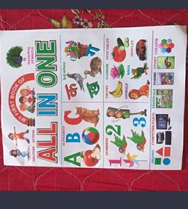 Title: "All-in-One Learning: Pre-nursery to Primary Kids' Comprehensive Educational Board Book"