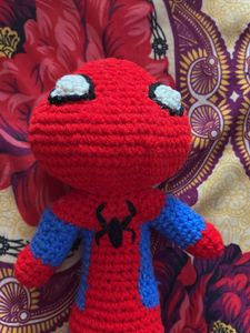 Crocheted Spiderman Toy