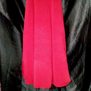 Elegant Red A-Line Dress