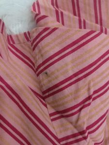 Pink Striped Kurta