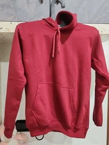 maroon trendy hoodie