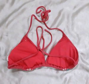Coral Floral Bikini Set