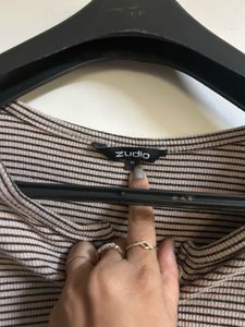 Striped Short Sleeve Top