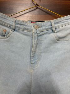 Light Wash Wide Leg Jeans
