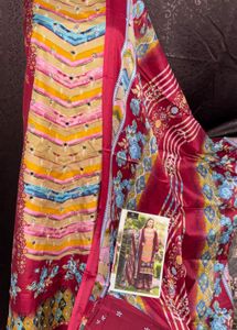 Elegant Unstitched Dress Material