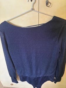 Sparkly Long Sleeve Bodysuit