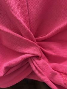 Pink Sleeveless Twist-Front Top