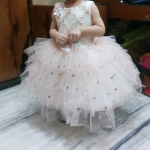 Elegant Pink Tulle Dress
