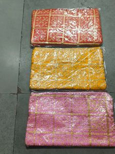 Embroidered Clutch/Pouch Set